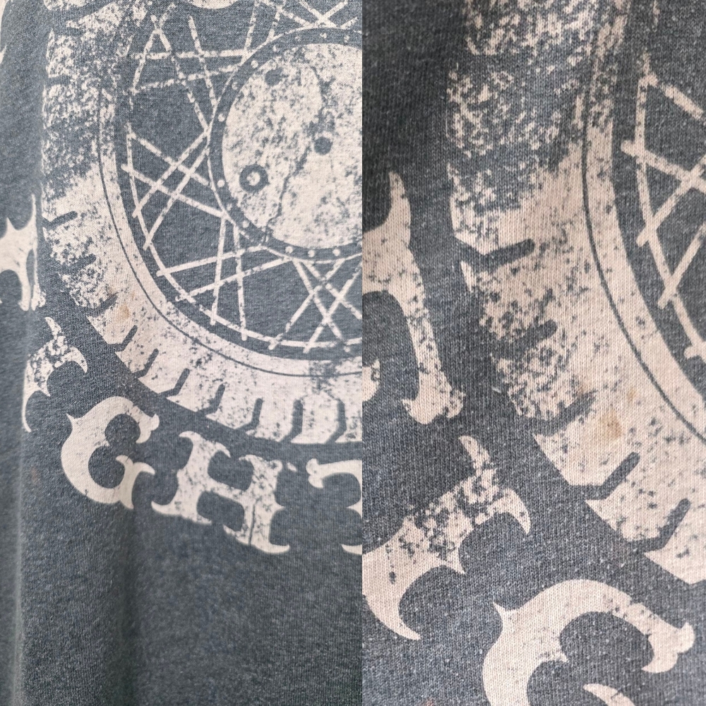 Foo Fighters Rock-n-Roll Blue Gray Graphic Tee with Winged Design Logo Unisex - Picture 5 of 5